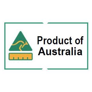 21x12mm PRODUCT OF AUSTRALIA Non Tamper Proof, Freezer Grade Adhesive Labels - Min Qty. 120,000 - Incl. Free Jolly Labelling Tool