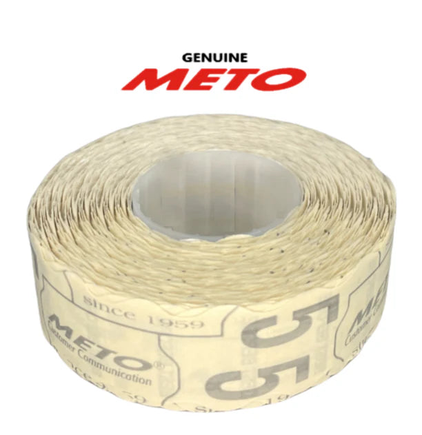 Roll of Genuine Meto Freezer Labels