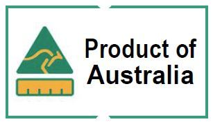 Product of Australia Custom Label