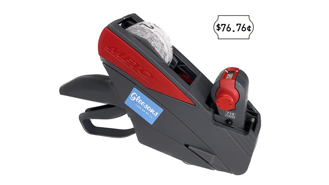 SSW Orange 1-Line Pricing Gun Labels - 3/4" X 3/8" Size, 1,000 Labels Per Roll For Retail Pricing