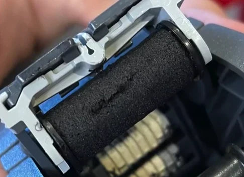 Price Gun Ink Roller Foam Testing