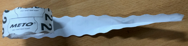 Replacing a Label Roll in a METO Gun