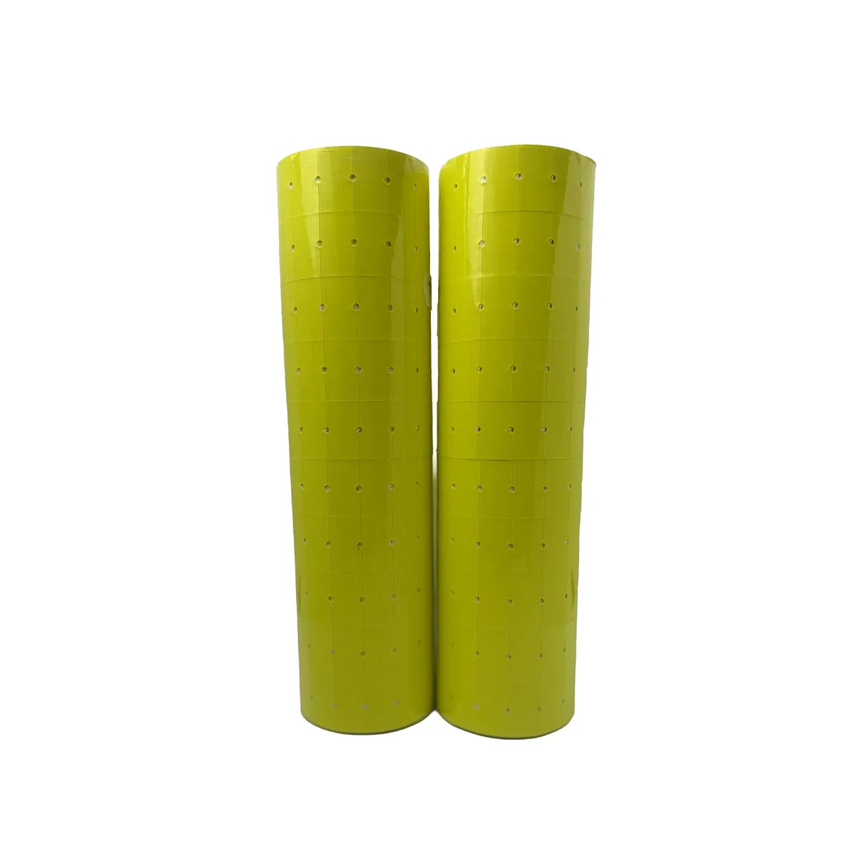 21x12mm fluoro yellow permanent label bundle