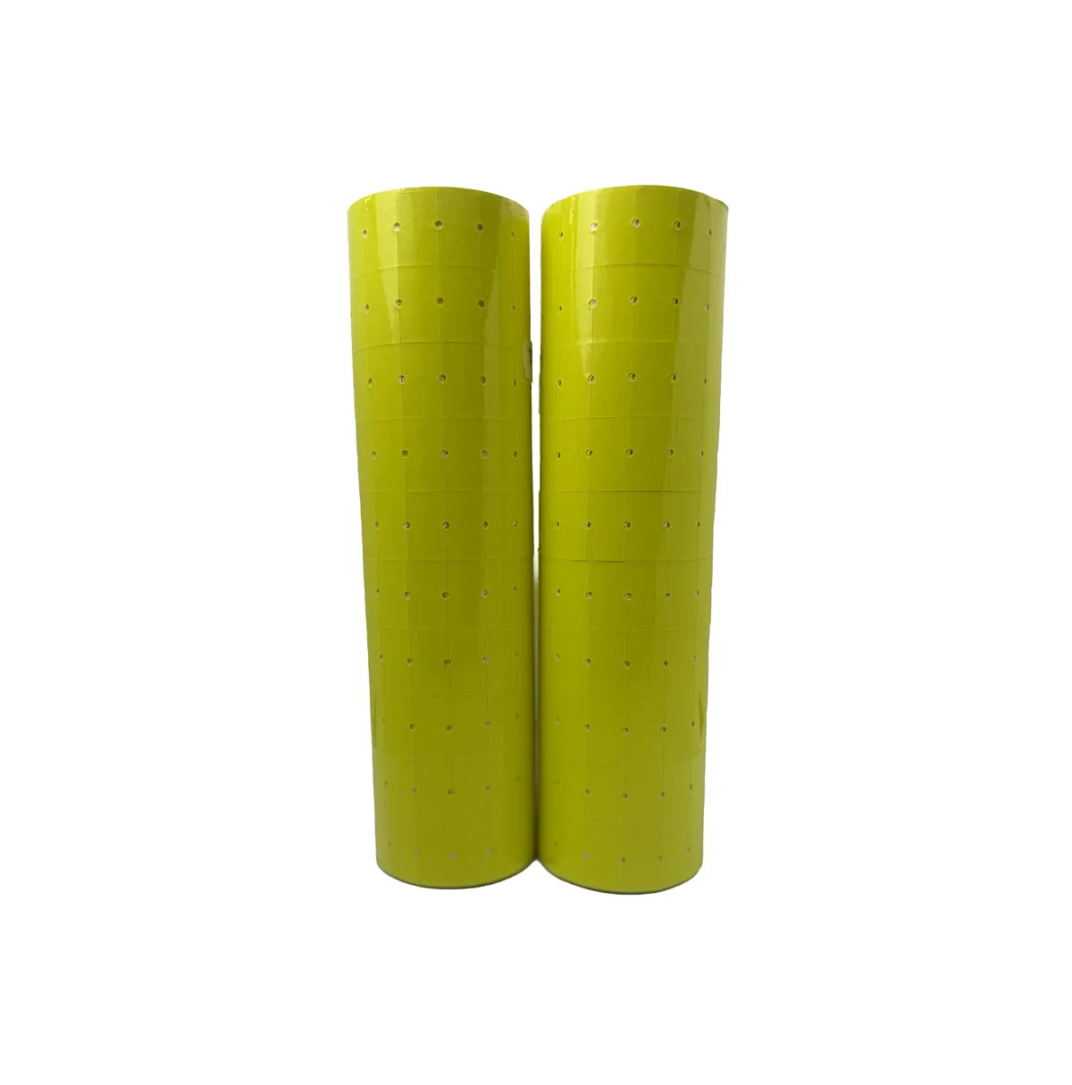 21x12mm Meto fluoro yellow removable label bundle