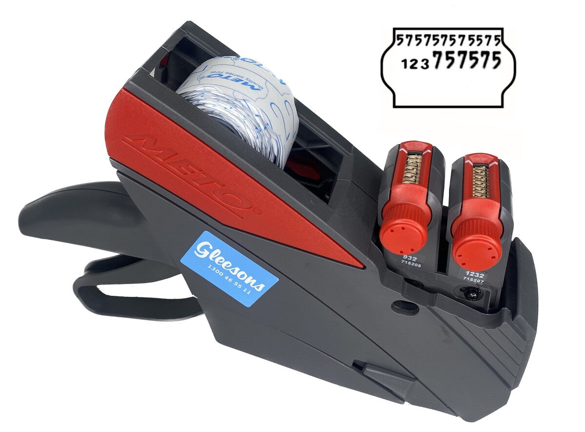 Meto 2132 Two-Line Coding Gun – Gleesons: Price Guns & Labels