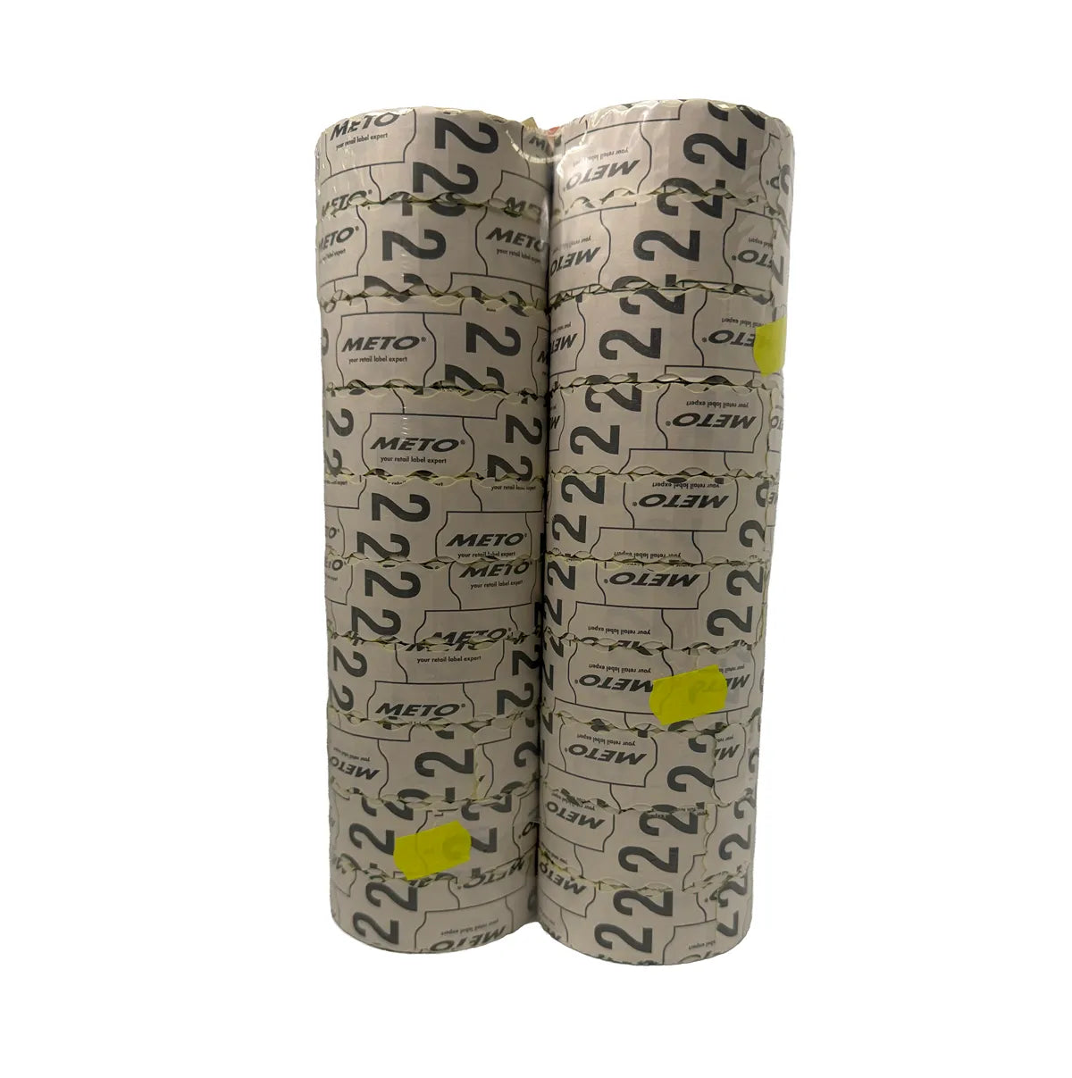 22x12 fluorescent yellow label bundle 