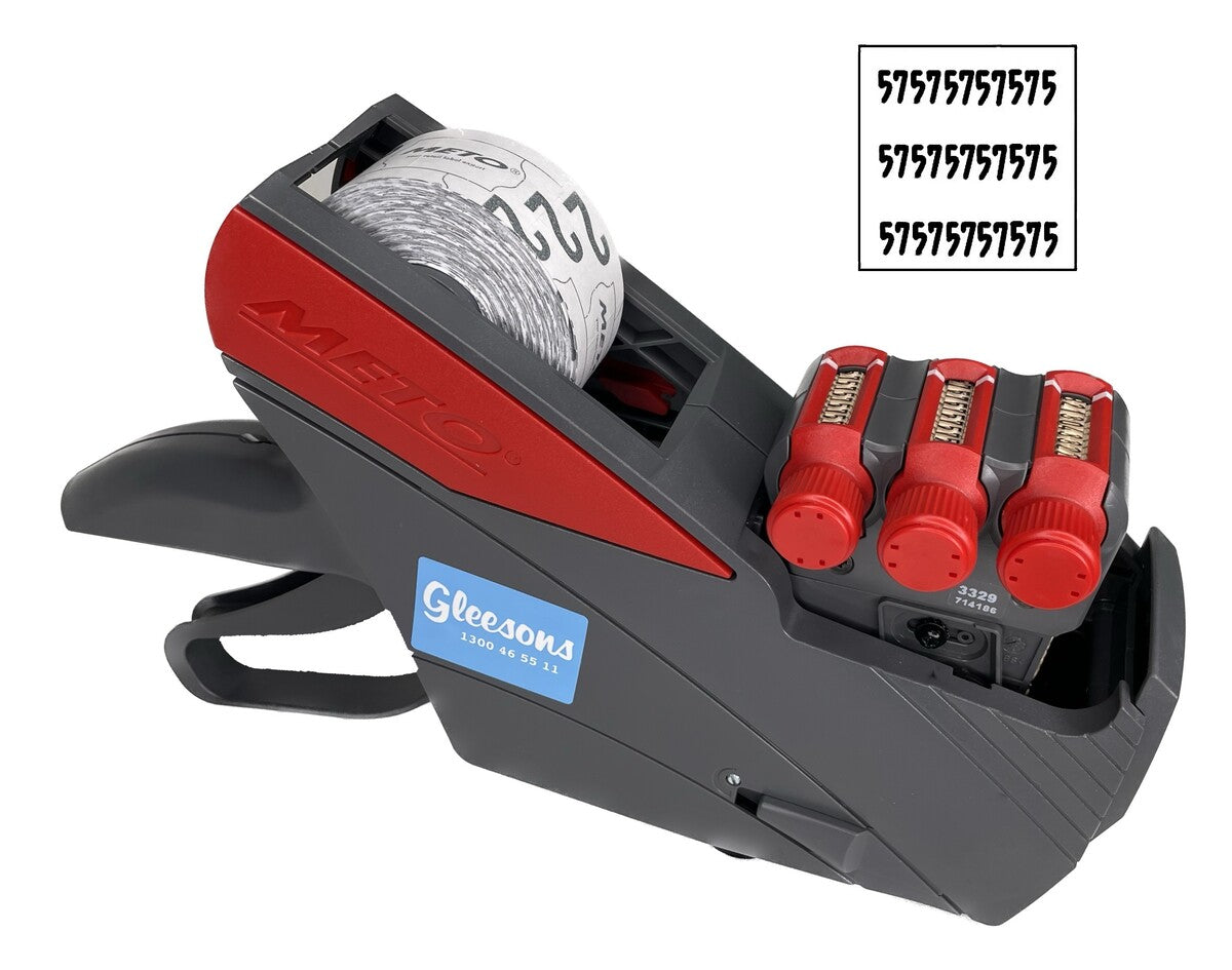 Meto 3329 Advanced Three-Line Hand Labelling Tool - Uses 29x28mm Labels ...