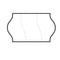 18x11 White Freezer Tamper-Proof Label