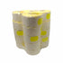 32x19mm Meto fluoro yellow permanent label bundle