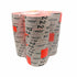 29x28mm Meto fluoro red permanent label bundle