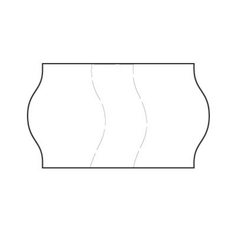 Tamper Proof 26x16mm Meto Permanent Adhesive Label