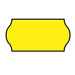 Non-Tamper Proof 22x12mm Meto Fluoro Yellow Removable Label