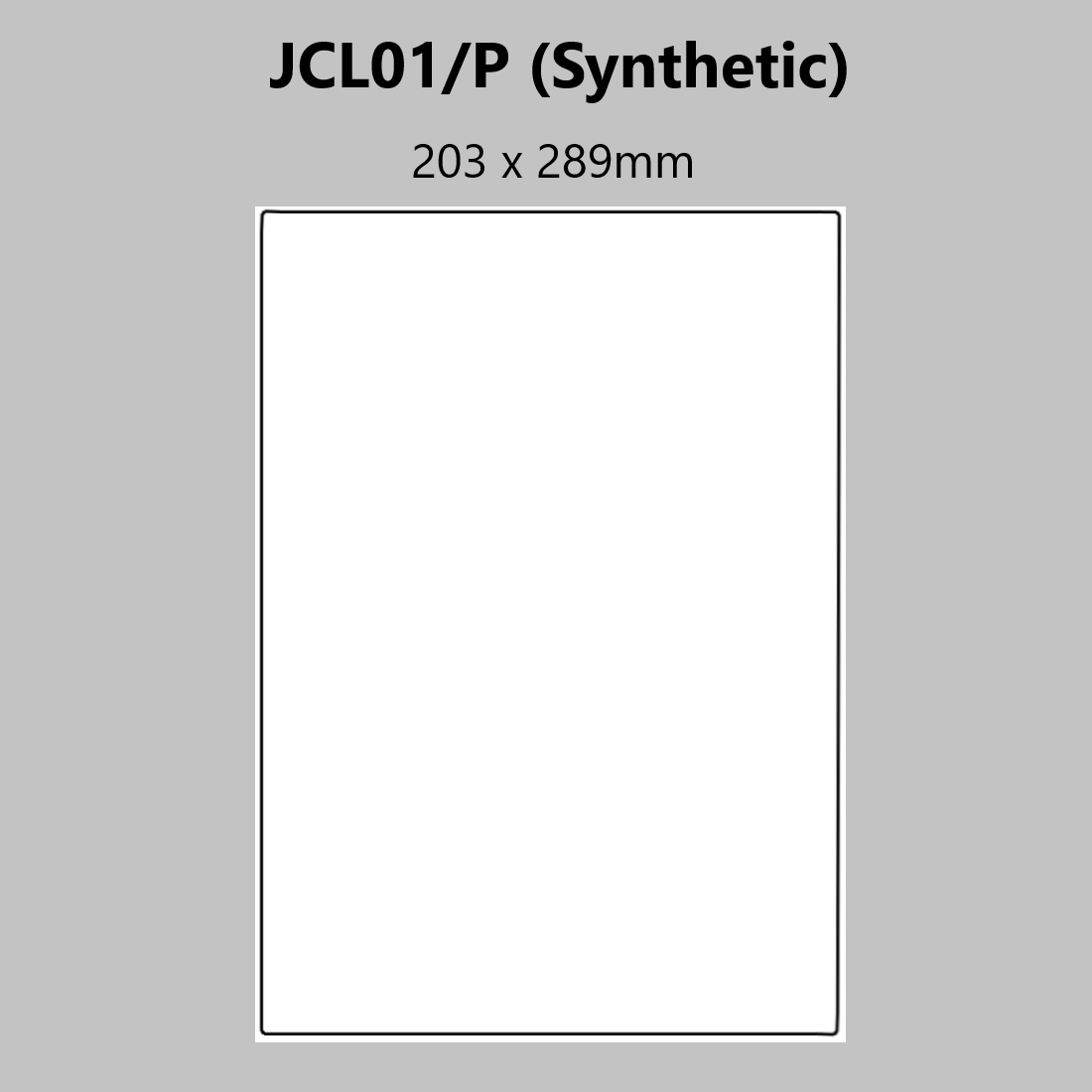 A4 Weatherproof Laser Printer Labels - 1 Label Per Page - 50 Sheets