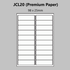 A4 Laser Printer Labels - 20 Labels Per Page - 100 Sheets