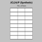A4 Weatherproof Laser Printer Labels - 24 Labels Per Page - 50 Sheets