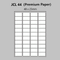 A4 Laser Printer Labels - 44 Labels Per Page - 100 Sheets